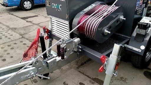 Hydraulic puller 40 kN OMAC Italy F280.40 Cable lines pullers kompresory, spalinowe, śrubowe, sprężarki, powietrza, generatory prądu, dezynfekcja ozonem