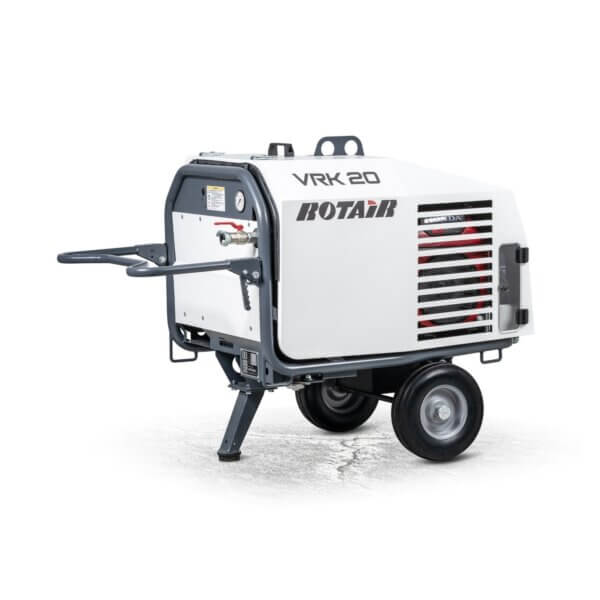 Portable air compressor 11 bar 1.25 m3 Rotair VRK 20