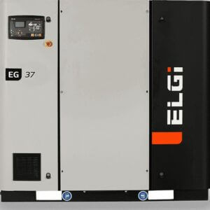 Ökologischer  Schraubenkompressor – ELGi- EG37 – 7 bar Baumaschinen kompresory, spalinowe, śrubowe, sprężarki, powietrza, generatory prądu, dezynfekcja ozonem
