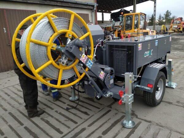 Hydraulic puller 40 kN OMAC Italy F280.40 Cable lines pullers kompresory, spalinowe, śrubowe, sprężarki, powietrza, generatory prądu, dezynfekcja ozonem