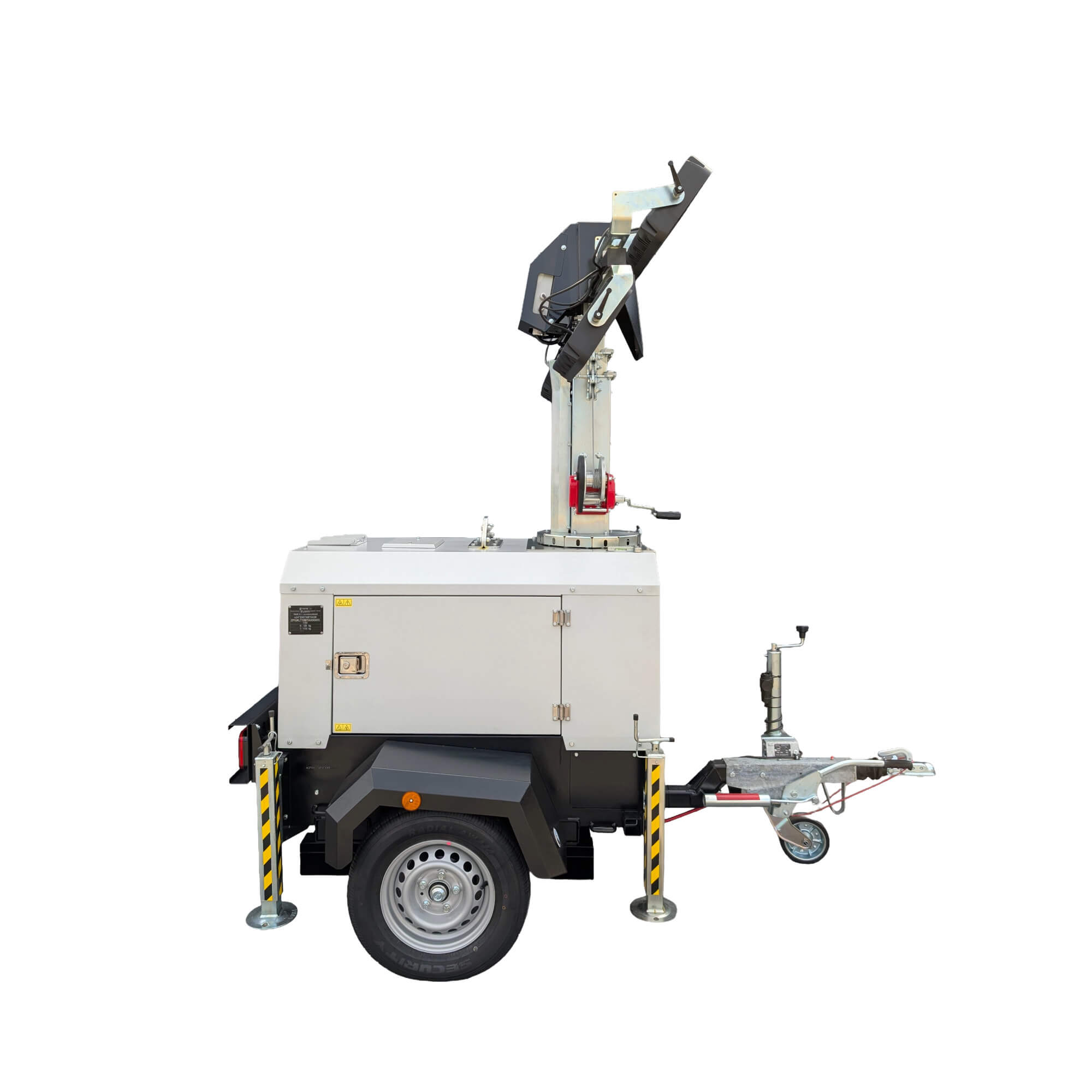 Mobile lighting tower 8 m 6x160W LED with generator TRIME X-START Lighting tower with generator kompresory, spalinowe, śrubowe, sprężarki, powietrza, generatory prądu, dezynfekcja ozonem maszt oświetleniowy mobilny LED 8.5 m agregat trime lighting tower mast lichtmast metalohalogenkowy