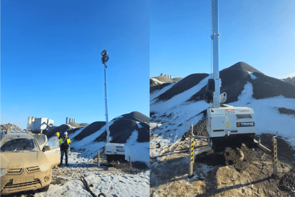 maszt oświetleniowy trime lighting tower lichtmast