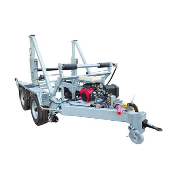 OMAC Italy, Przyczepa do kabli, Przyczepa kablowa, Przyczepa kablowa dwuosiowa, Przyczepa kablowa z napędem, Przyczepka kablowa, Przyczepy kablowe, Anhänger Kabel Wagen, Hydraulische Kabelanhänger, Kabelanhänger, Kabeltransportanhänger, Kabeltrommelanhänger, OMAC Italy, Zweiachsige Kabeltrommelanhänger, Cable Trailer, Cable trailers, Hydraulic cable trailer, Kabeltrommelwagen, OMAC Italy, Trailer for cables, two-axle cable trailer